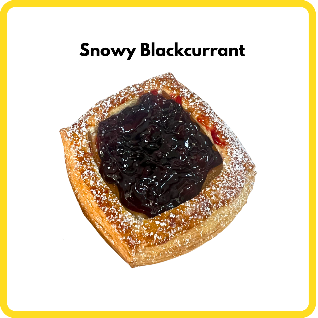 Snowy Blackcurrant Danish