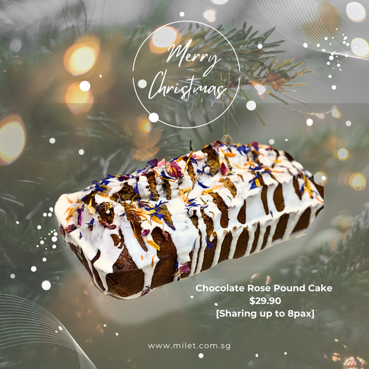 Chocolate Rose Pound Cake