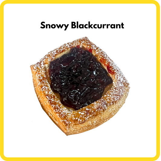 Snowy Blackcurrant Danish