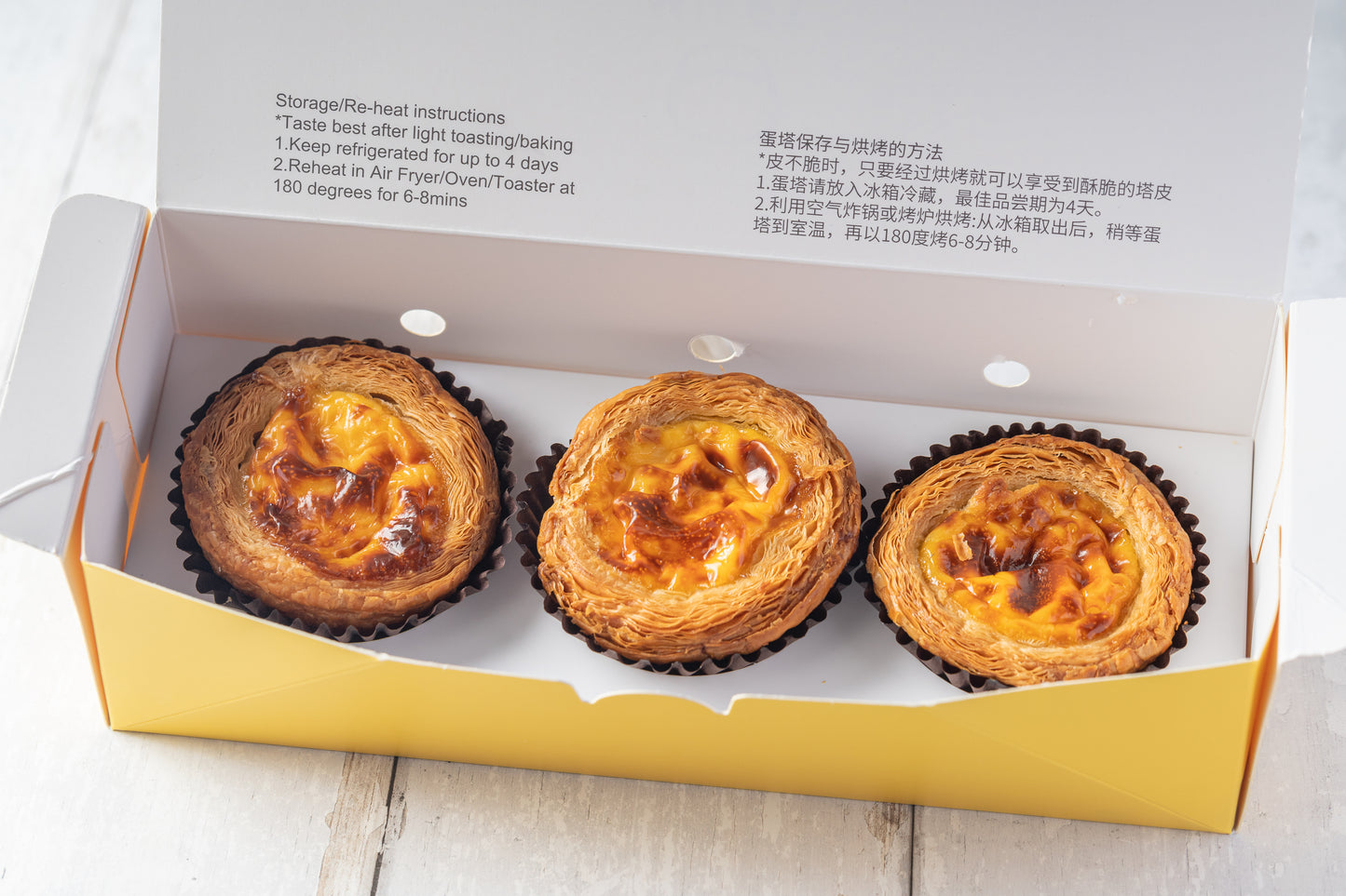 original egg tart - box of 3